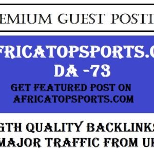 Guest Post on Africatopsports.com