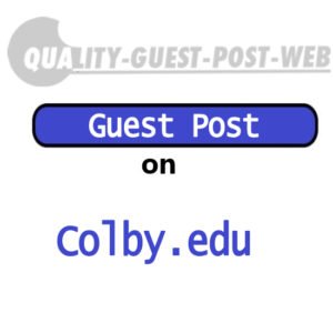 Guest Post on Colby.edu