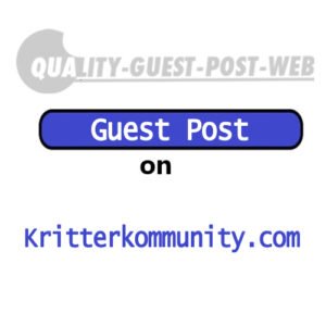 Guest Post on Kritterkommunity.com