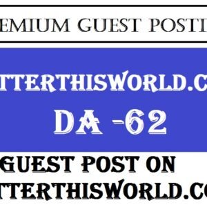 Guest Post on Betterthisworld.com