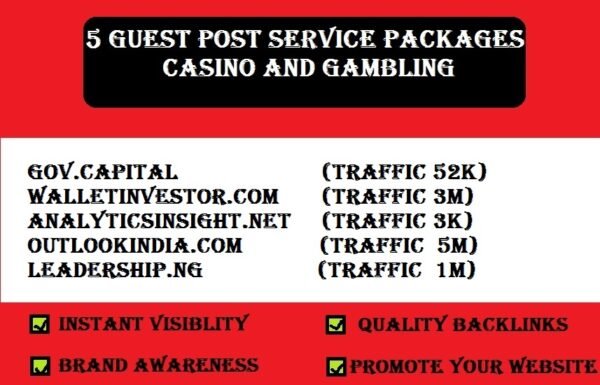 Guest Posting on Casino and Gambling