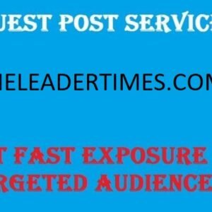 Guest Post on Theleadertimes.com